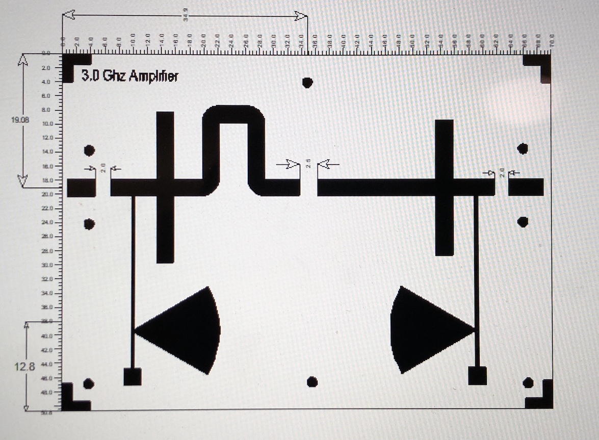 Computer Design of 3.0 GHz Microwave Amplifier